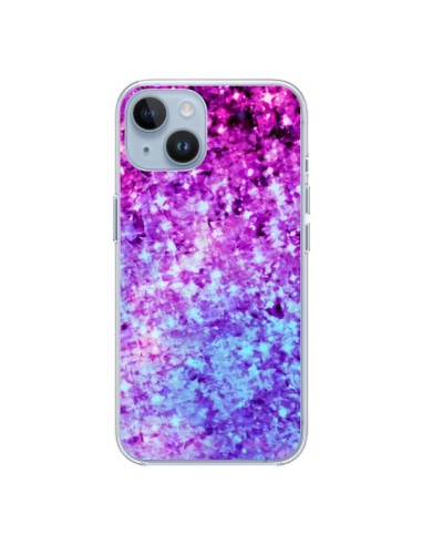 Coque iPhone 14 Radiant Orchid Galaxy Paillettes - Ebi Emporium