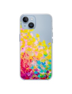 Cover iPhone 14 Creation in Colore Giallo Trasparente -...