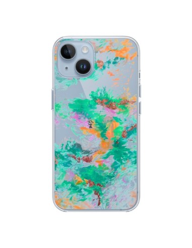 Coque iPhone 14 Mermaid Sirene Fleur Flower Transparente - Ebi Emporium