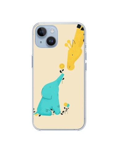 Coque iPhone 14 Elephant Bebe Girafe - Jay Fleck