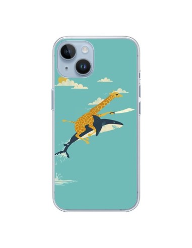 Coque iPhone 14 Girafe Epee Requin Volant - Jay Fleck
