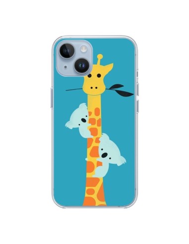 Coque iPhone 14 Koala Girafe Arbre - Jay Fleck