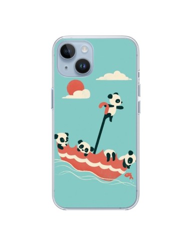 Coque iPhone 14 Parapluie Flottant Panda - Jay Fleck