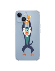 Cover iPhone 14 Futuro Re Leone King Rafiki Trasparente -...