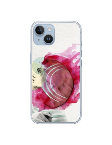 Coque iPhone 14 Bright Pink Femme - Jenny Liz Rome