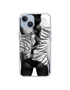 Coque iPhone 14 Femme Zebre - Jenny Liz Rome