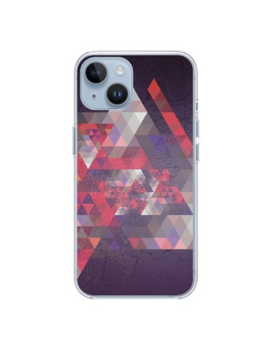 Coque iPhone 14 Azteque Gheo Violet - Javier Martinez