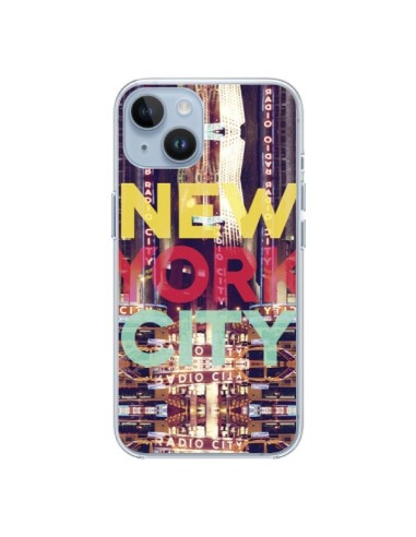 Coque iPhone 14 New York City Buildings - Javier Martinez