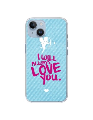 Cover iPhone 14 I will always Love you Cupido - Javier Martinez