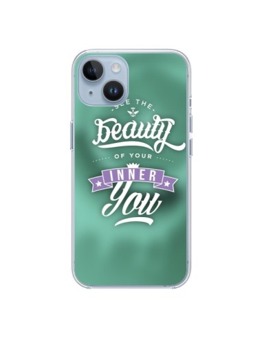 Coque iPhone 14 Beauty Vert - Javier Martinez
