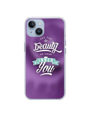 Coque iPhone 14 Beauty Violet - Javier Martinez
