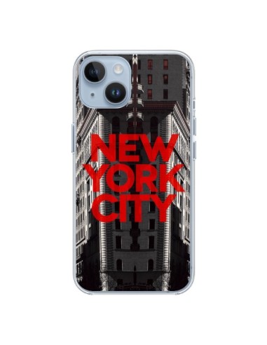 Cover iPhone 14 New York City Rosso - Javier Martinez