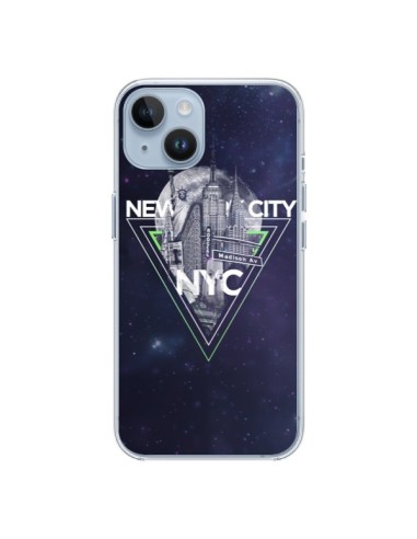 Cover iPhone 14 New York City Triangolo Verde - Javier Martinez