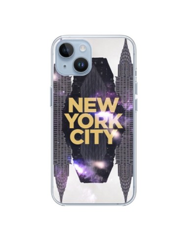 Coque iPhone 14 New York City Orange - Javier Martinez