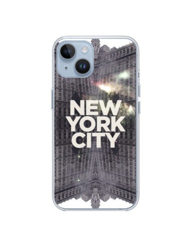 Coque iPhone 14 New York City Gris - Javier Martinez