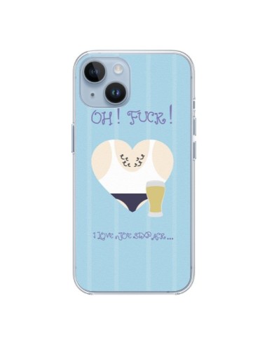 Coque iPhone 14 Homme Man Fuck Love Coeur Amour - Julien Martinez