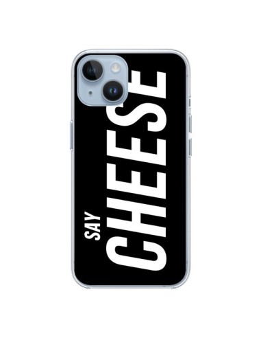 Coque iPhone 14 Say Cheese Smile Noir - Jonathan Perez