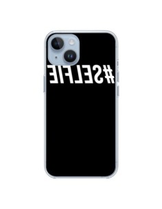 Coque iPhone 14 Hashtag Selfie Blanc Inversé - Jonathan...