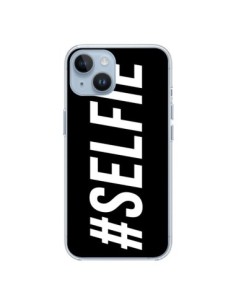 Cover iPhone 14 Hashtag Selfie Nero Orizzontale -...