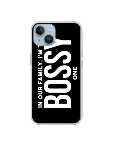 Coque iPhone 14 In our family i'm the Bossy one - Jonathan Perez