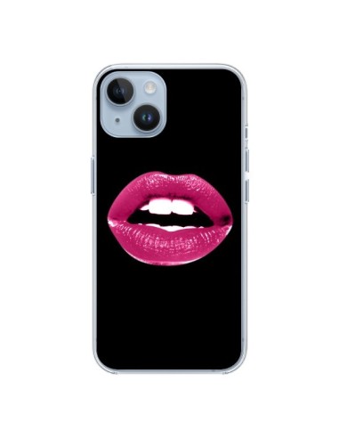 Coque iPhone 14 Lèvres Roses - Jonathan Perez