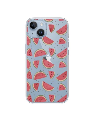 Coque iPhone 14 Pasteques Watermelon Fruit Transparente - Dricia Do