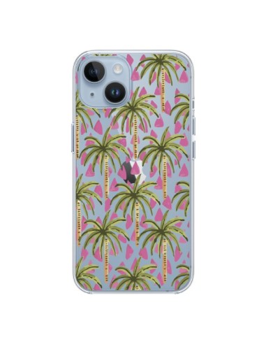 Cover iPhone 14 Palme Trasparente - Dricia Do