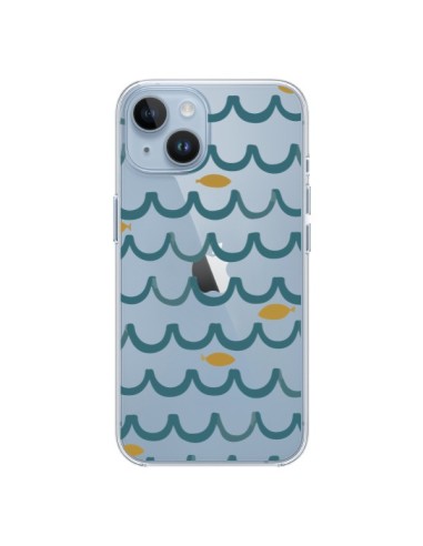 iPhone 14 case Fish Acqua Clear - Dricia Do