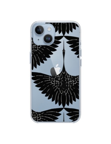 Cover iPhone 14 Pavone Trasparente - Dricia Do