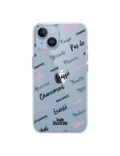Coque iPhone 14 Ballerina Ballerine Mots Transparente -...