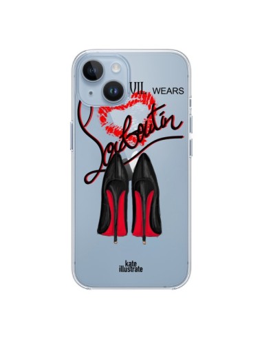 iPhone 14 case The Devil Wears Shoes Diavolo Scarpe Clear - kateillustrate