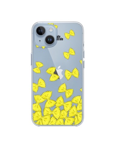 Coque iPhone 14 Italian Pasta Pates Italiennes Transparente - kateillustrate