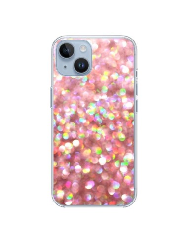 Coque iPhone 14 Paillettes Pinkalicious - Lisa Argyropoulos