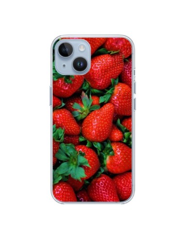 Coque iPhone 14 Fraise Strawberry Fruit - Laetitia