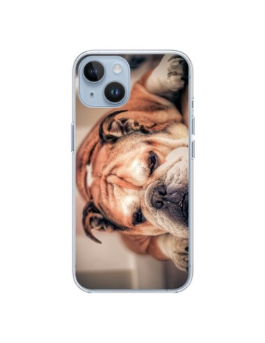 Coque iPhone 14 Chien Bulldog Dog - Laetitia