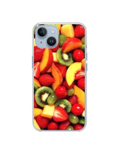 Coque iPhone 14 Fruit Kiwi Fraise - Laetitia