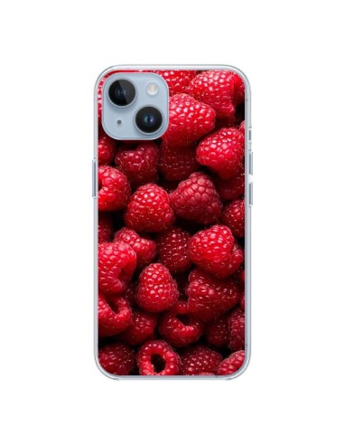 Coque iPhone 14 Framboise Raspberry Fruit - Laetitia