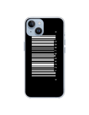 iPhone 14 case Barcode White - Laetitia