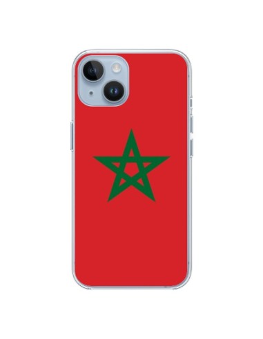 Cover iPhone 14 Bandiera Marocco - Laetitia