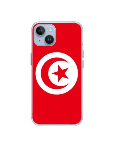 Cover iPhone 14 Bandiera Tunisia - Laetitia