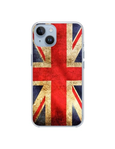 Coque iPhone 14 Drapeau Angleterre Anglais UK - Laetitia