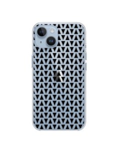 Cover iPhone 14 Triangolo Romi Azteco Nero Trasparente -...