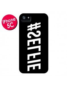 Coque Hashtag Selfie Noir Inversé Horizontal pour iPhone 5C - Jonathan Perez