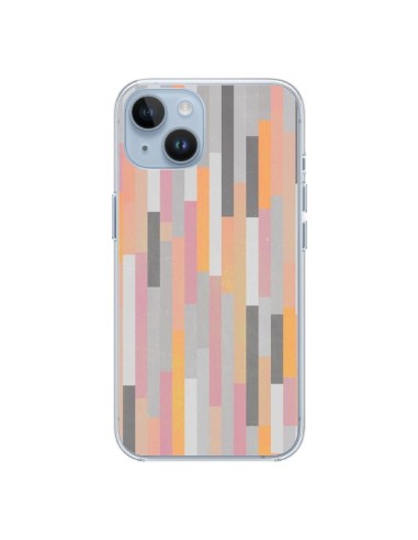 Coque iPhone 14 Bandes Couleurs - Leandro Pita