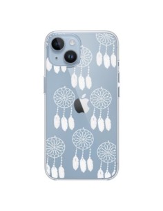 Coque iPhone 14 Attrape Rêves Blanc Dreamcatcher Mini...