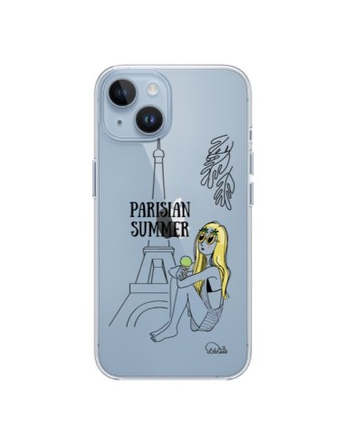 Cover iPhone 14 Parisian Summer Estate Parigina Trasparente - Lolo Santo