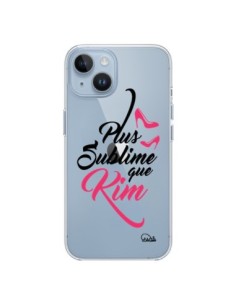 Coque iPhone 14 Plus sublime que Kim Transparente - Lolo...