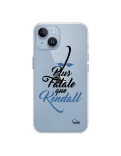Cover iPhone 14 Plus Fatale que Kendall Trasparente -...