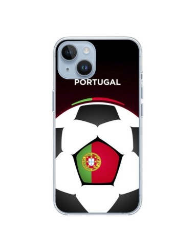 Coque iPhone 14 Portugal Ballon Football - Madotta