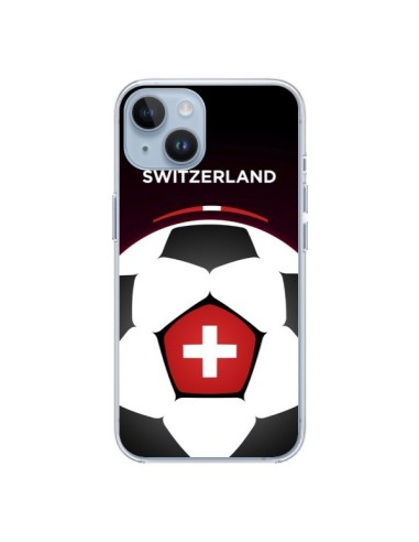 Coque iPhone 14 Suisse Ballon Football - Madotta